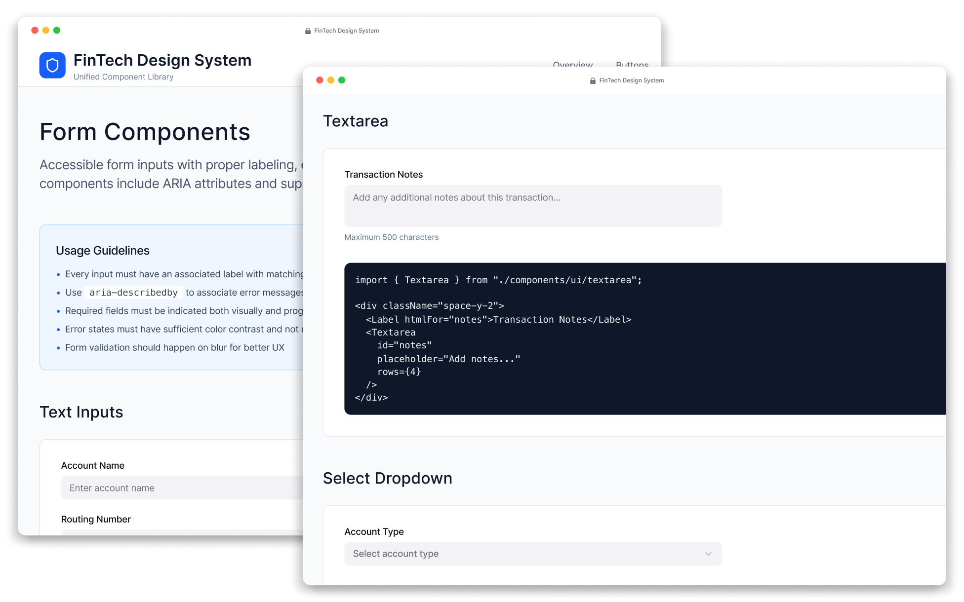 Components Form