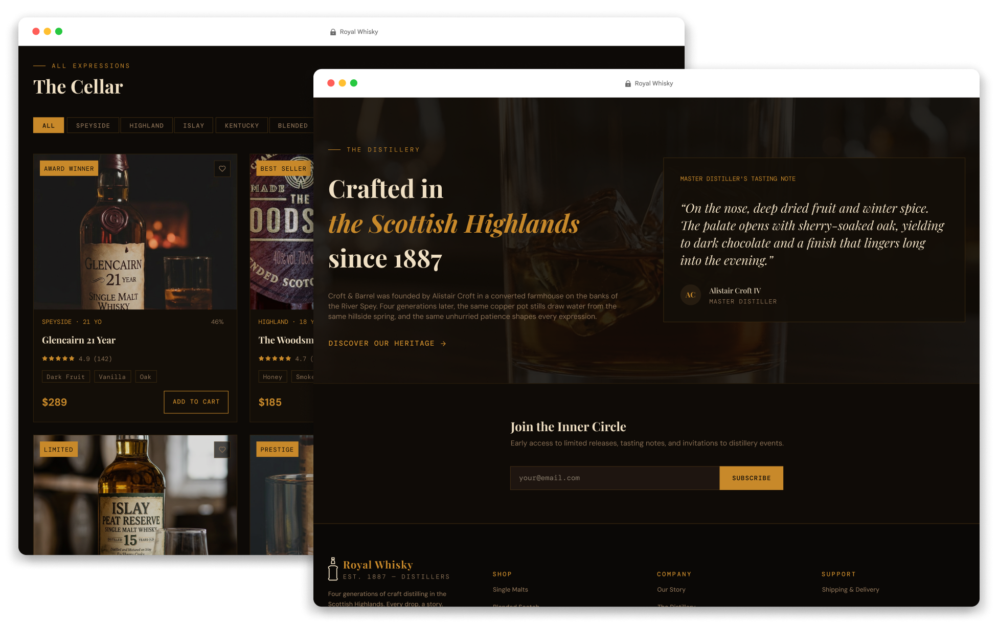 Rest of the Home page
