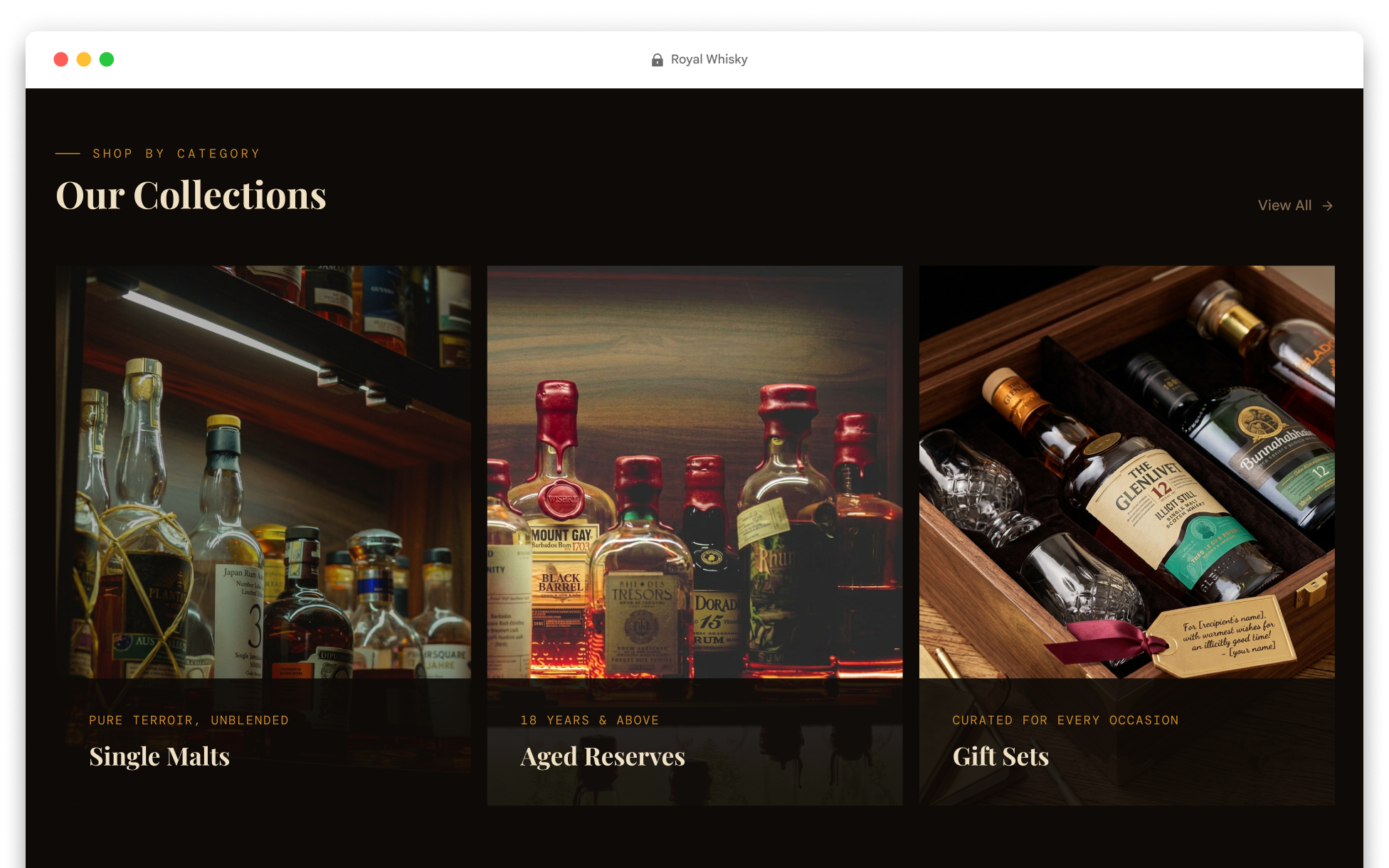 Whisky Categories
