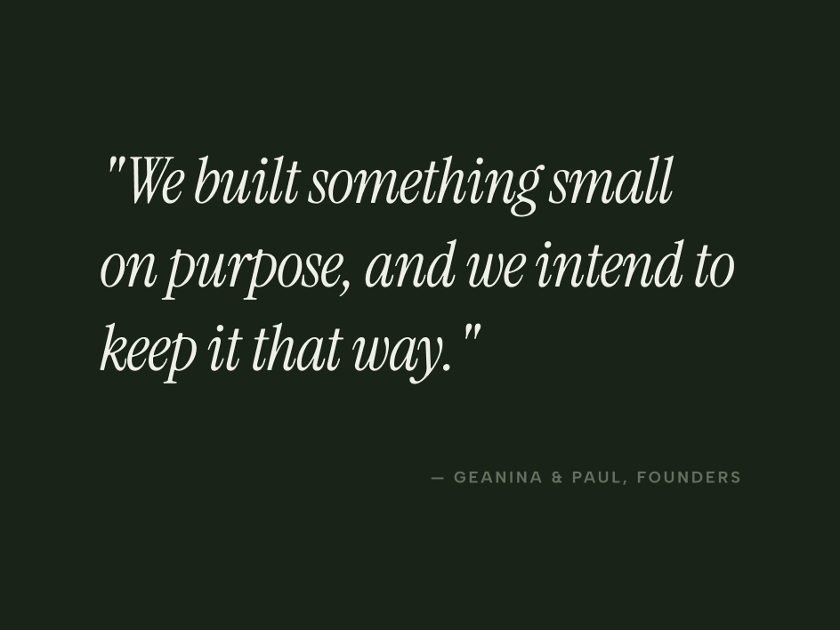 Aldeia Founders Testimonial