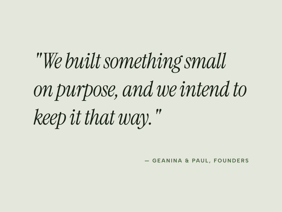 Aldeia Founders Testimonial