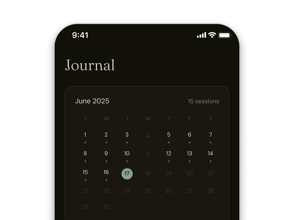 Journal Calendar